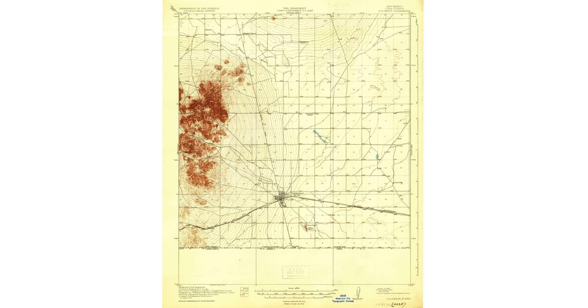1920s Maps of Luna County, NM | Pastmaps