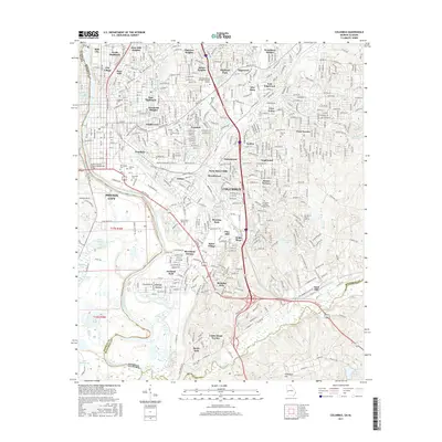 2017 Map of Columbus, 2017 Print