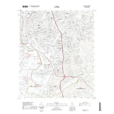 2020 Map of Columbus, 2020 Print