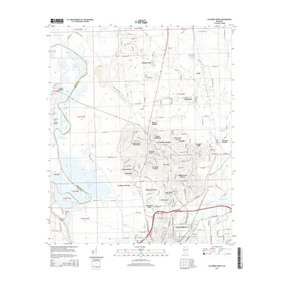 2015 Map of Columbus North, 2015 Print