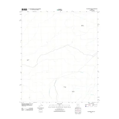 2011 Map of Columbus Peak, 2011 Print
