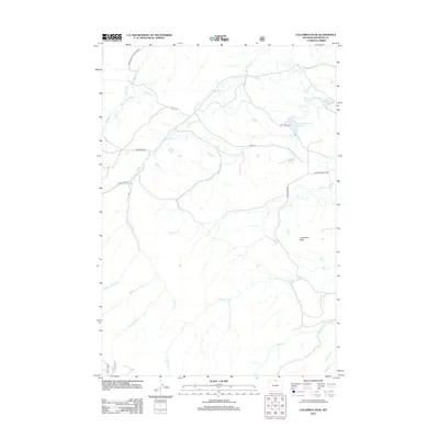 2012 Map of Columbus Peak, 2012 Print