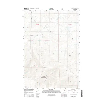 2015 Map of Columbus Peak, 2015 Print