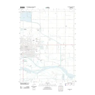 2011 Map of Columbus, 2011 Print