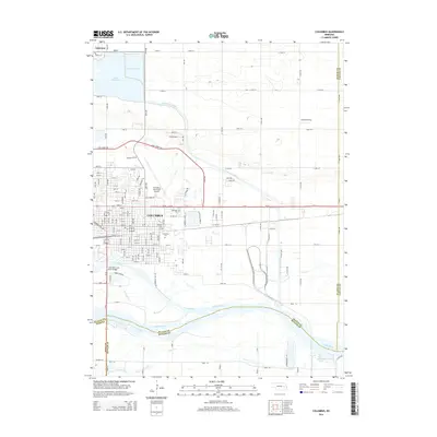 2014 Map of Columbus, 2014 Print