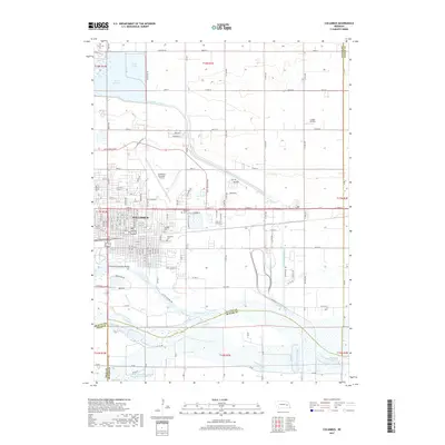 2017 Map of Columbus, 2017 Print