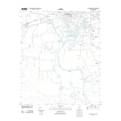 2012 Map of Columbus South, 2012 Print