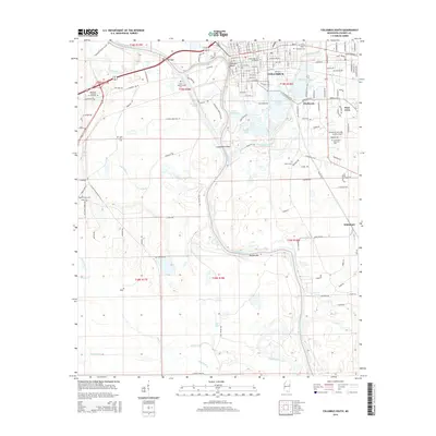 2015 Map of Columbus South, 2015 Print
