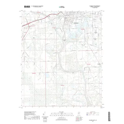 2018 Map of Columbus South, 2018 Print