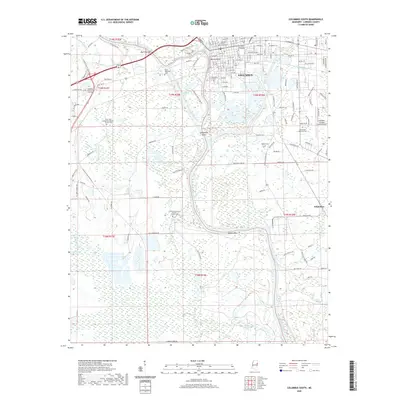 2020 Map of Columbus South, 2020 Print