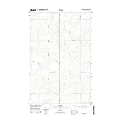 2014 Map of Columbus SW, 2014 Print