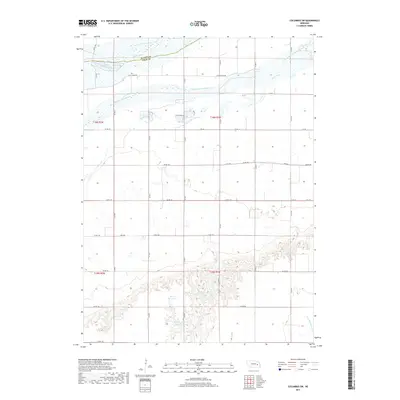 2017 Map of Columbus SW, 2017 Print