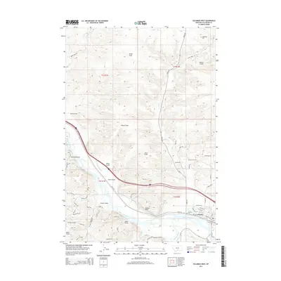 2014 Map of Columbus West, 2014 Print