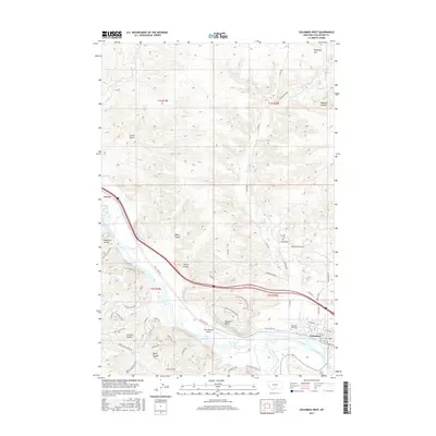 2017 Map of Columbus West, 2017 Print