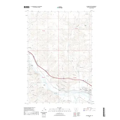 2020 Map of Columbus West, 2020 Print