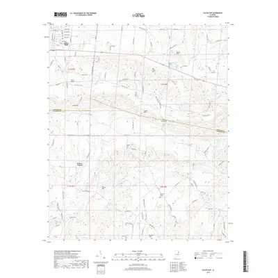 2018 Map of Colvin Gap, 2018 Print