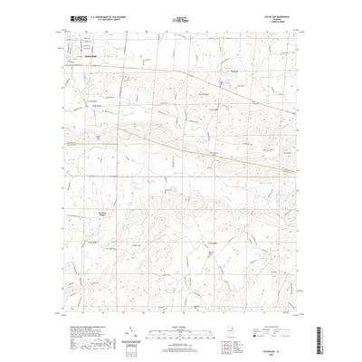 2020 Map of Colvin Gap, 2020 Print