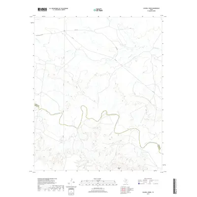 2019 Map of Colwell Creek, 2019 Print