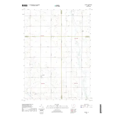 2018 Map of Colwell, 2018 Print