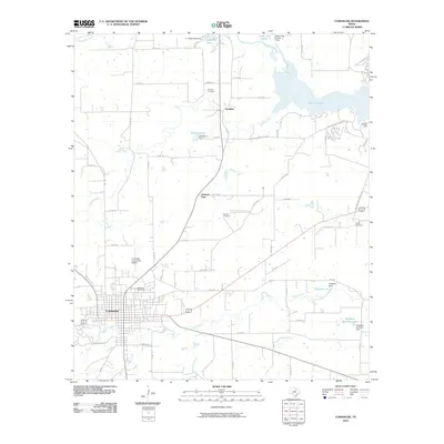 2010 Map of Comanche, 2010 Print
