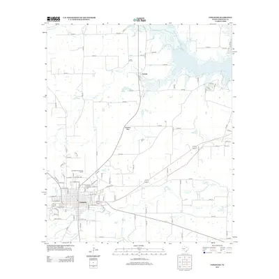 2012 Map of Comanche, 2012 Print
