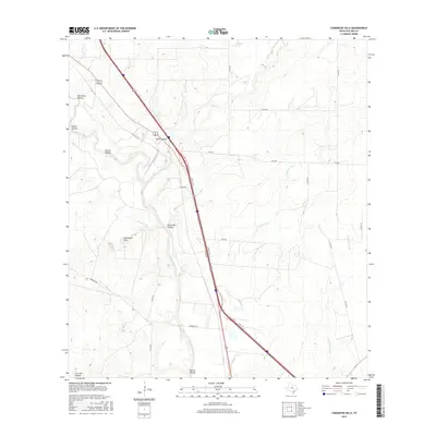 2016 Map of Comanche Hills, 2016 Print