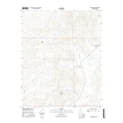 2017 Map of Comanche Peak, 2017 Print