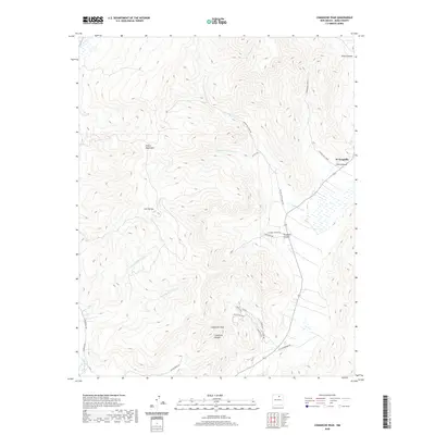 2020 Map of Comanche Peak, 2020 Print