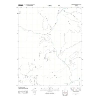 2011 Map of Comanche Point, 2011 Print