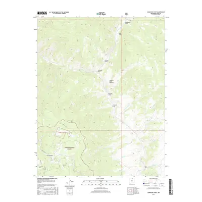 2017 Map of Comanche Point, 2017 Print