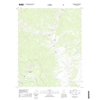 2020 Map of Comanche Point, 2020 Print