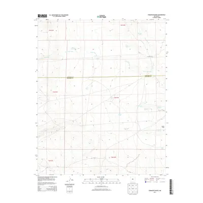 2013 Map of Comanche Ranch, 2013 Print