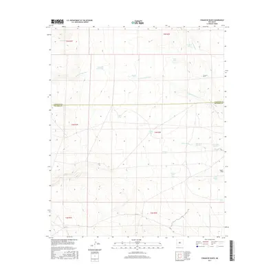 2017 Map of Comanche Ranch, 2017 Print