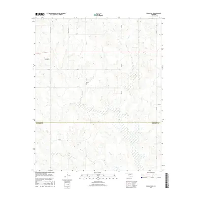 2016 Map of Comanche SE, 2016 Print