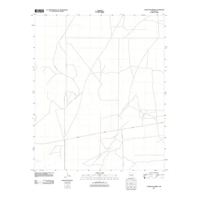 2010 Map of Comanche Spring, 2010 Print