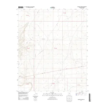 2013 Map of Comanche Spring, 2013 Print