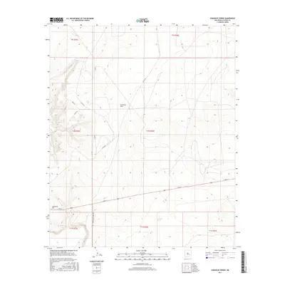 2017 Map of Comanche Spring, 2017 Print