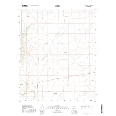 2023 Map of Comanche Spring, 2023 Print