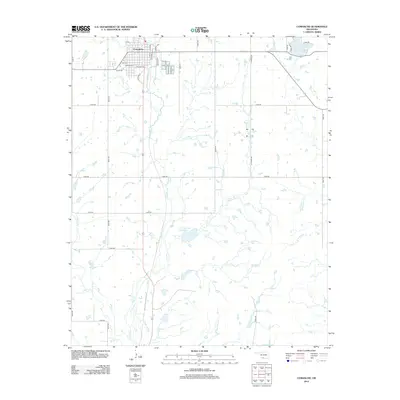 2012 Map of Comanche, 2012 Print
