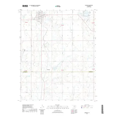 2018 Map of Comanche, 2018 Print