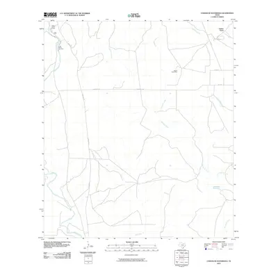 2010 Map of Comanche Waterhole, 2010 Print