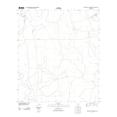 2013 Map of Comanche Waterhole, 2013 Print