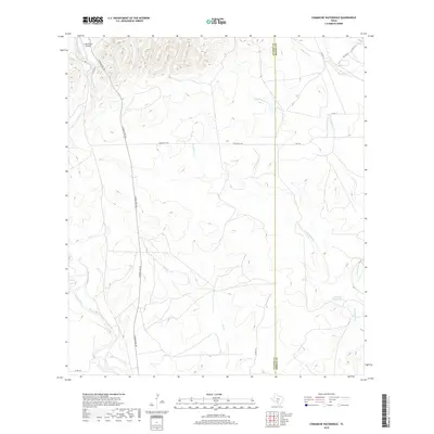 2019 Map of Comanche Waterhole, 2019 Print