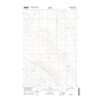 2014 Map of Comb Rock, 2014 Print