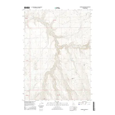 2017 Map of Combination Ridge, 2017 Print