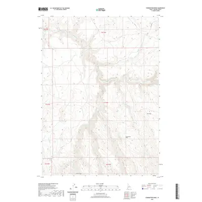 2020 Map of Combination Ridge, 2020 Print