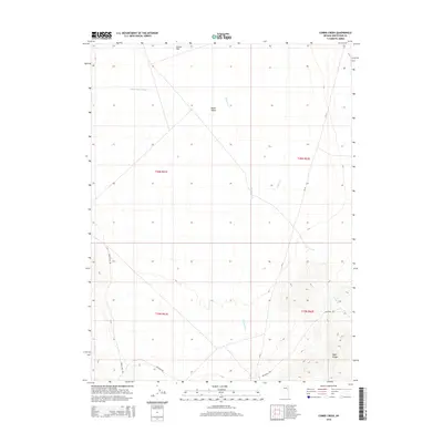 2014 Map of Combs Creek, 2014 Print