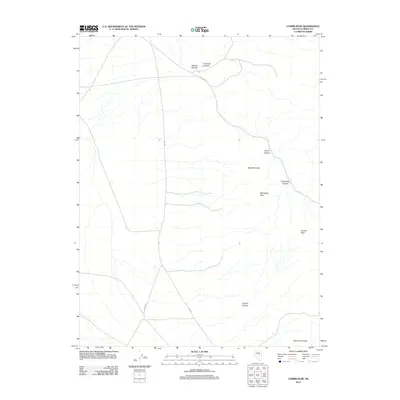 2012 Map of Combs Peak, 2012 Print