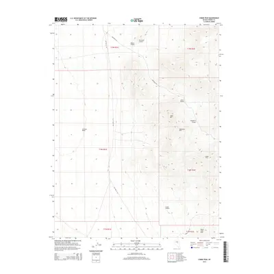 2014 Map of Combs Peak, 2014 Print