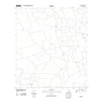 2010 Map of Cometa, 2010 Print